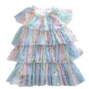 Lola and the Boys Pastel Star Dress